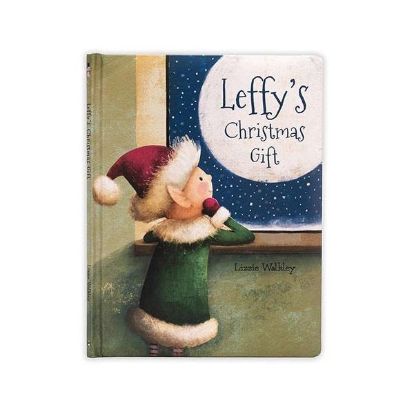 Jellycat | Leffy&#39;s Christmas Gift (Leffy Elf) | Hardback Book at Milk Tooth