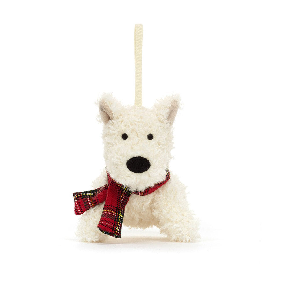 Jellycat | Munro Scottie Dog Decoration at Milk Tooth Australia