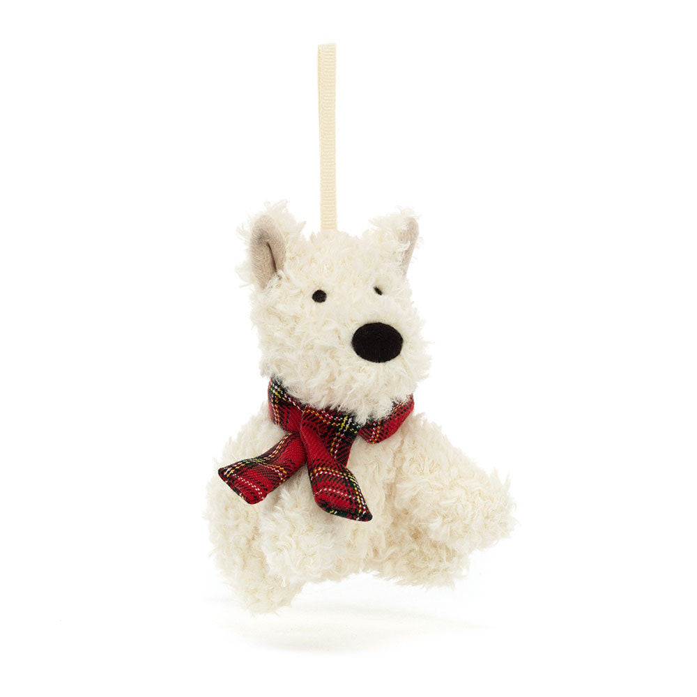 Jellycat | Munro Scottie Dog Decoration at Milk Tooth Australia