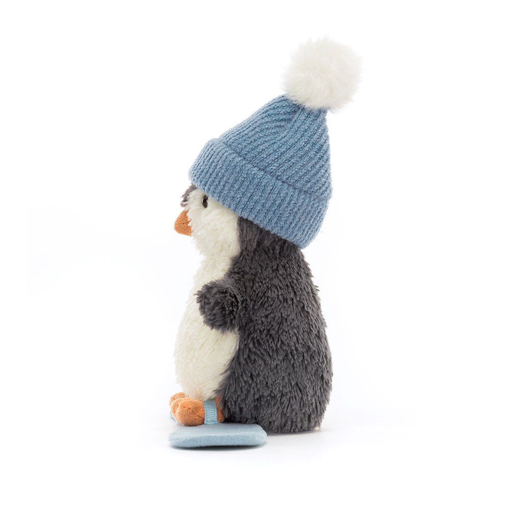 Jellycat | Peanut Penguin Snowboarding at Milk Tooth Australia