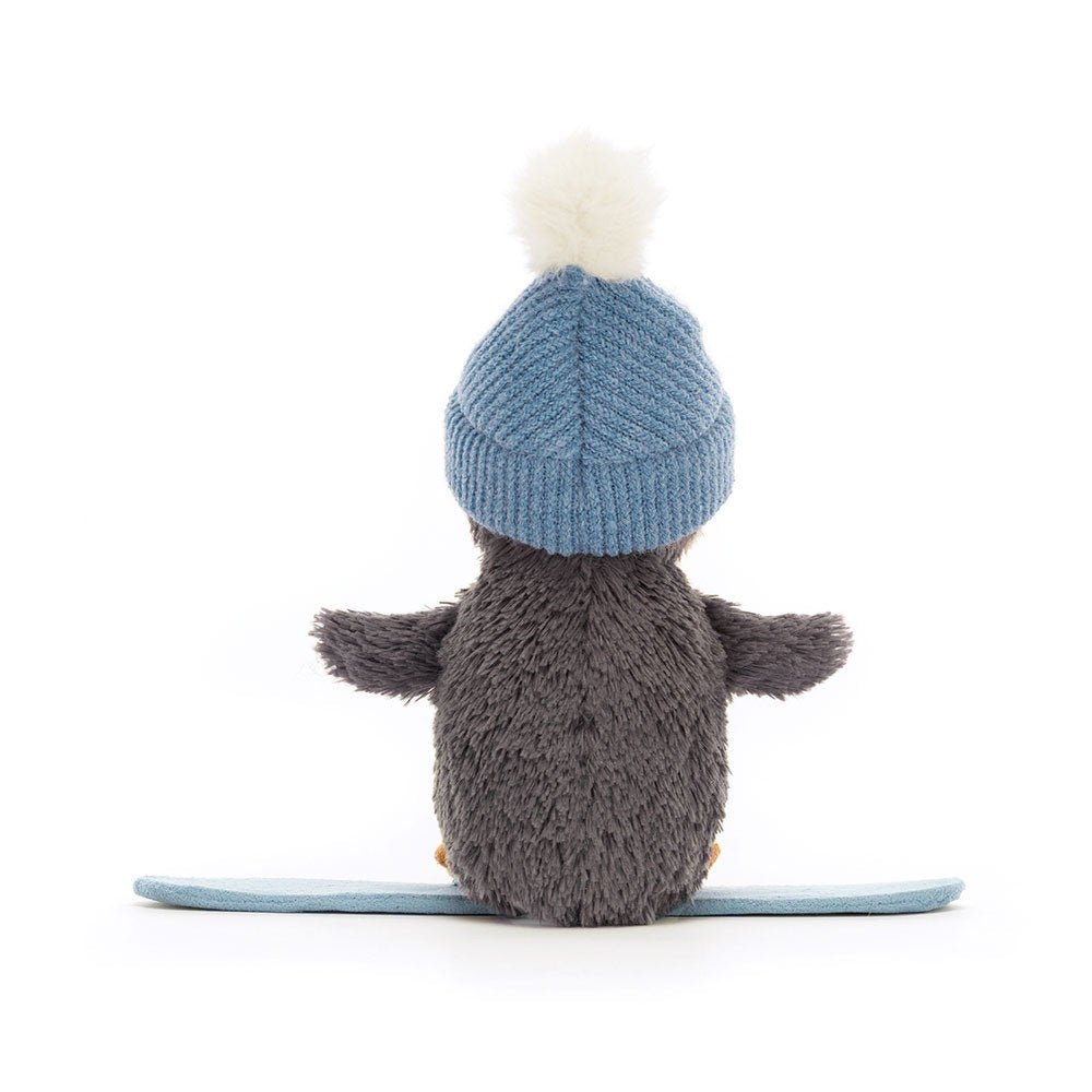 Jellycat | Peanut Penguin Snowboarding at Milk Tooth Australia