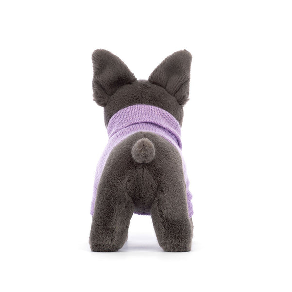 Jellycat Sweater French Bulldog Purple Milk Tooth