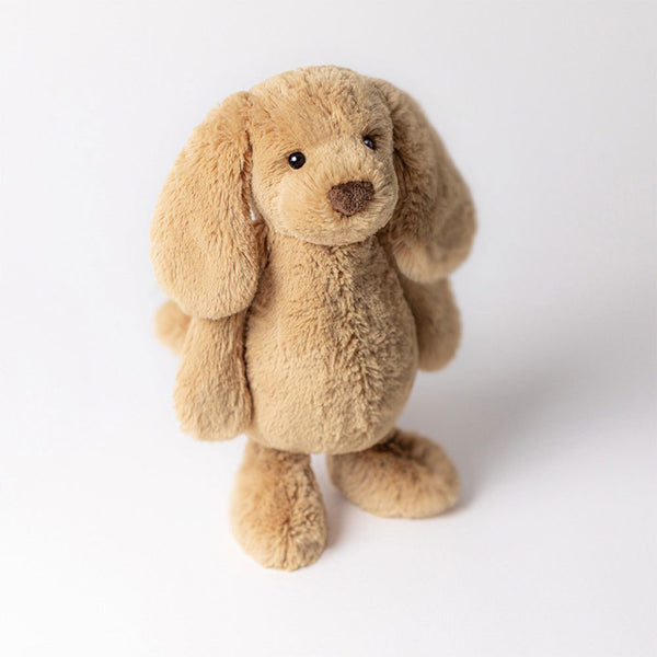  Medium Bashful Toffee Puppy 犬 Bashful Toffee Puppy - Official Jellycat