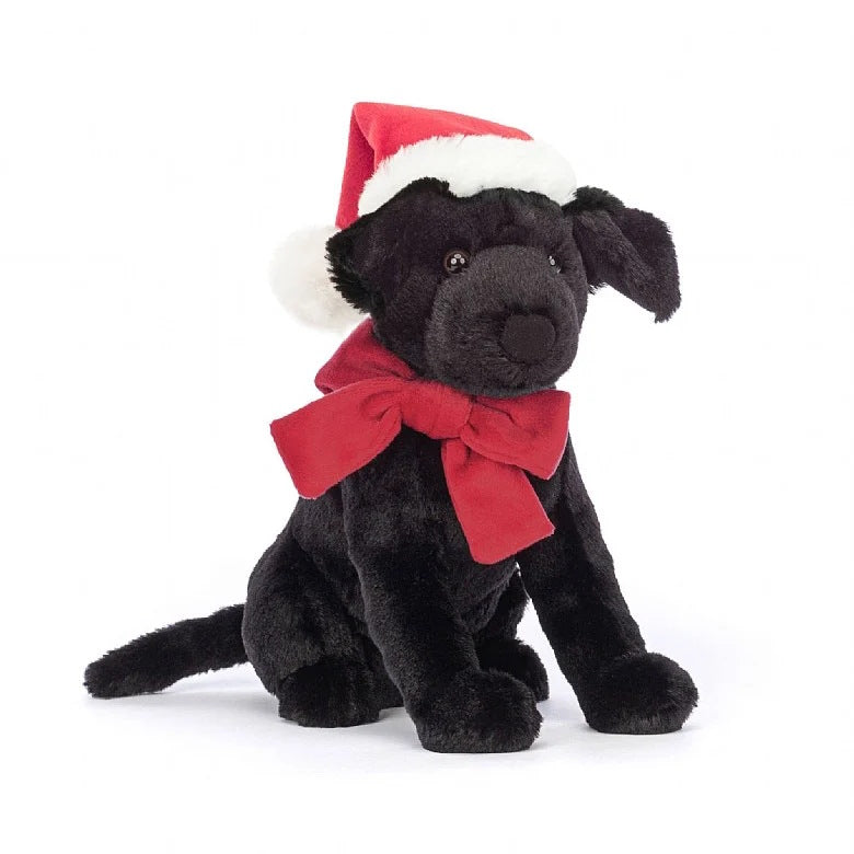 Jellycat | Winter Warmer Pippa Black Labrador Dog at Milk Tooth