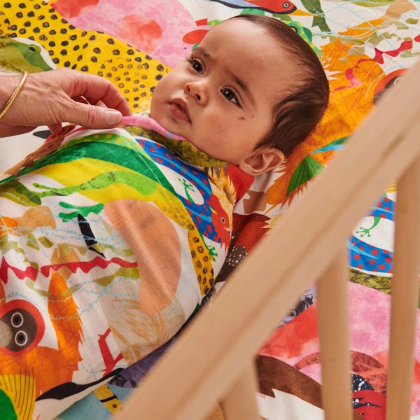 Kip and Co | Bamboo Baby Swaddle | All Creatures Great & Small at Milk Tooth