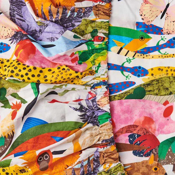 Kip and Co All Creatures Great & Small Fitted Sheet