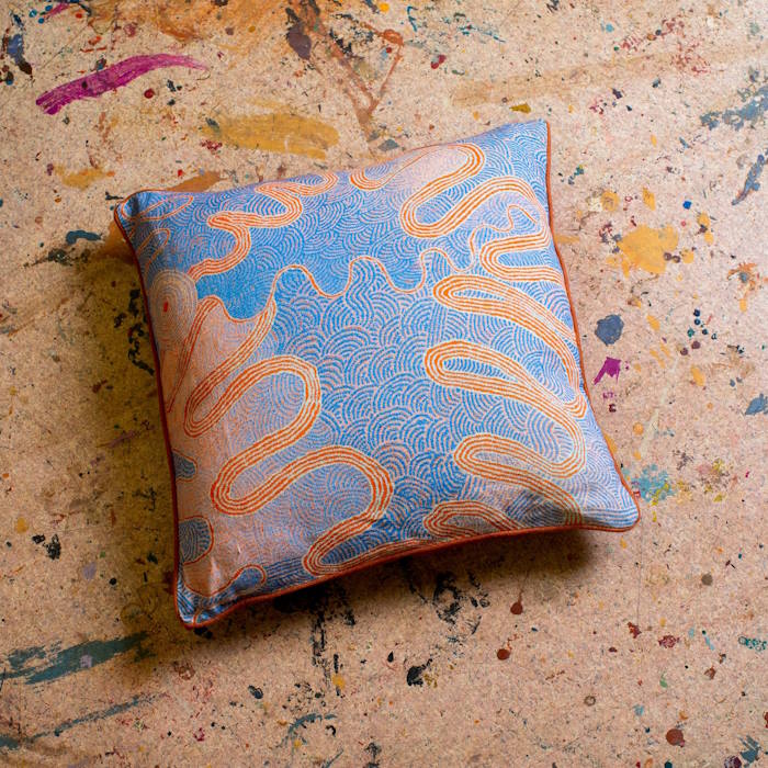 Kip and Co x Ernabella Arts | Kalaya Ngura Upholstery Cushion at Milk Tooth