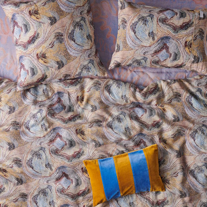 Kip and Co x Ernabella Arts | Likara Linen European Pillowcases 2P Set at Milk Tooth