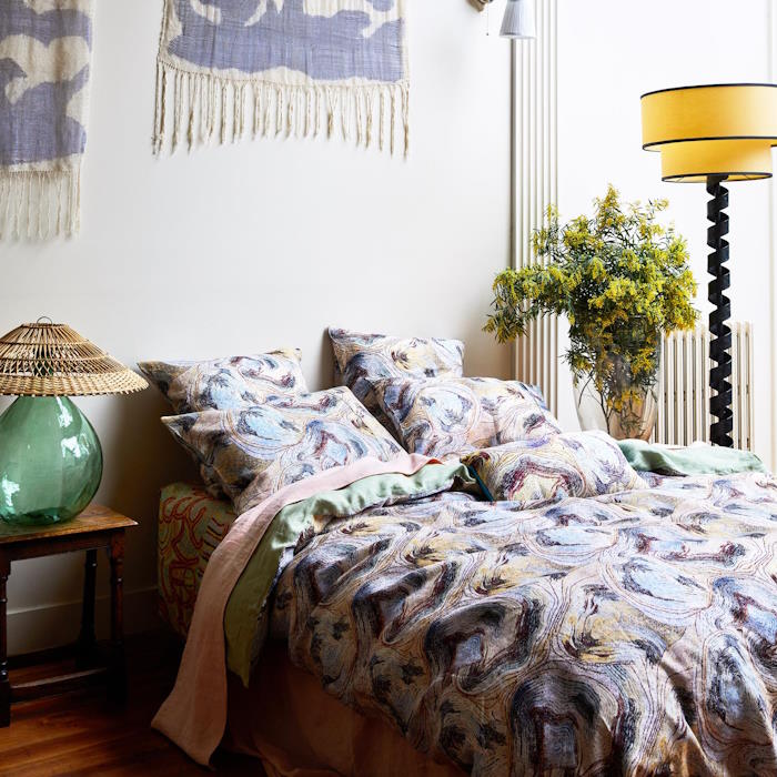 Kip and Co x Ernabella Arts | Likara Linen European Pillowcases 2P Set at Milk Tooth