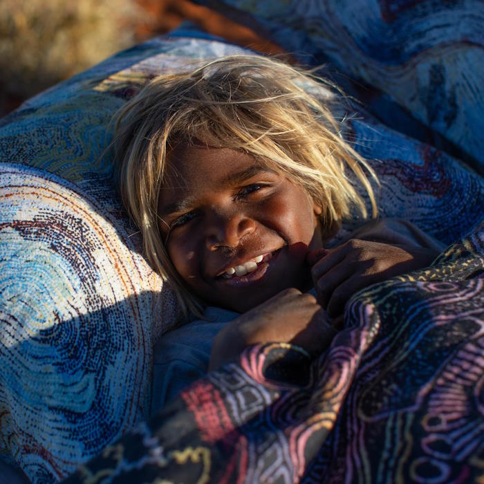 Kip and Co x Ernabella Arts | Likara Linen Pillowcases 2P at Milk Tooth