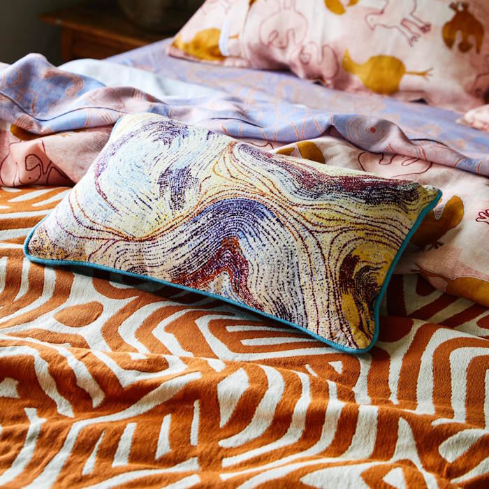 Kip and Co x Ernabella Arts | Likara Upholstery Cushion at Milk Tooth