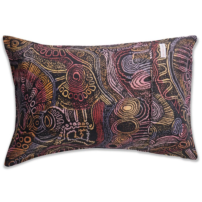 Kip and Co x Ernabella Arts | Tjala Tjukurpa Linen Pillowcases 2P at Milk Tooth