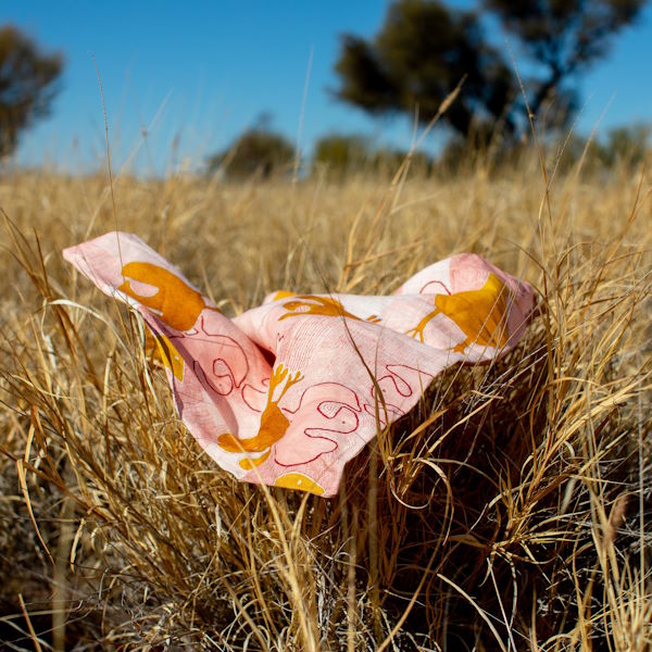 Kip and Co x Ernabella Arts | Tjulpu Kulunypa Linen Pillowcase(s) at Milk Tooth