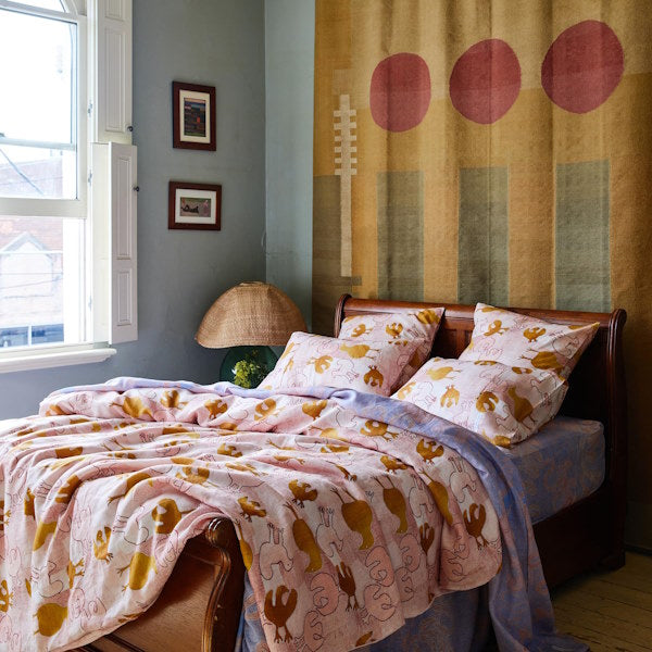 Kip and Co x Ernabella Arts | Tjulpu Kulunypa Linen Quilt Cover at Milk Tooth