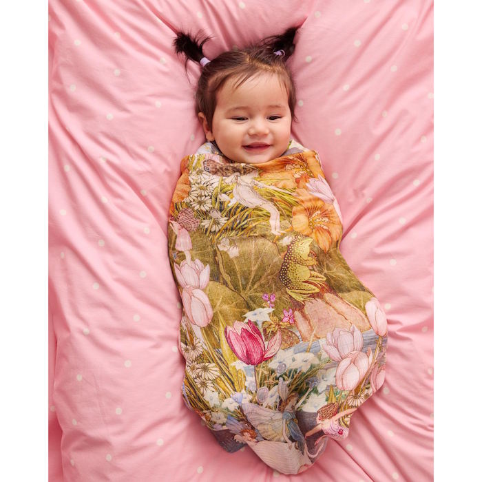Kip and Co x Fairyland | Bamboo Swaddle Fairy Garden
