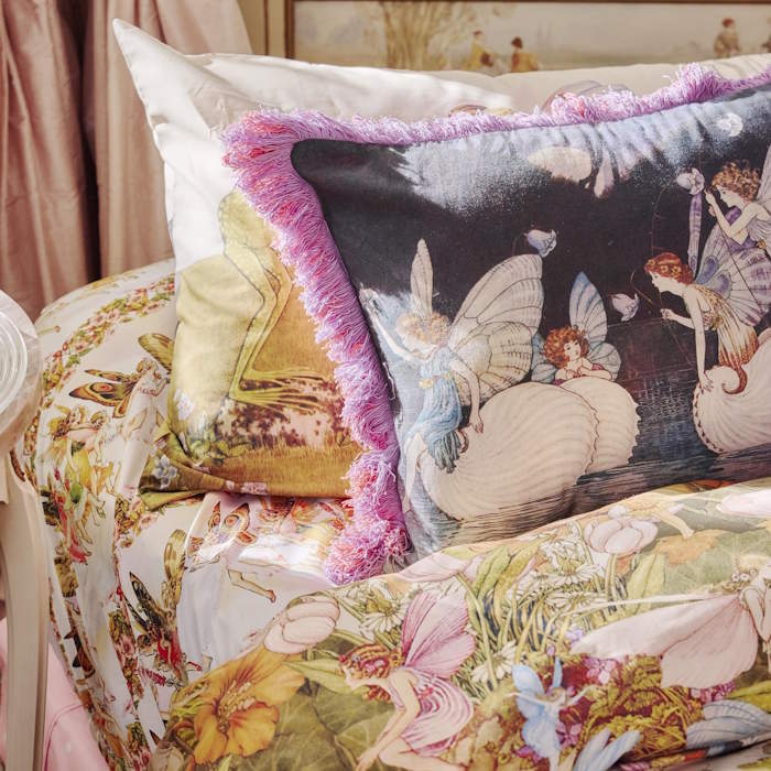 Kip and Co x Fairyland | Fringe Cushion Lake Sailing