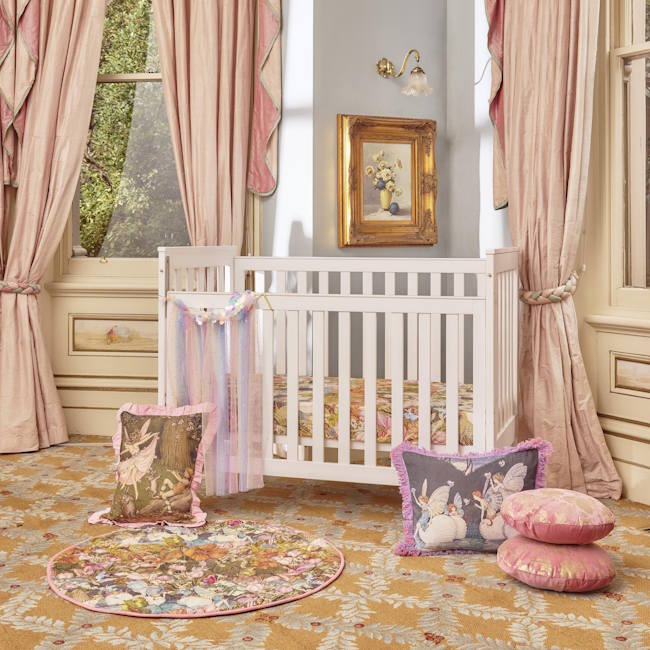 Kip and Co x Fairyland | Baby Fitted Sheet Fairy Garden