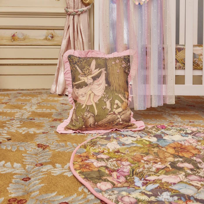 Kip and Co x Fairyland | Frill Cushion Rabbit Dance