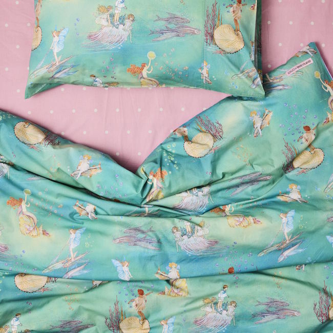 Kip and Co x Fairyland | Quilt Cover Underwater Fairy Dreaming