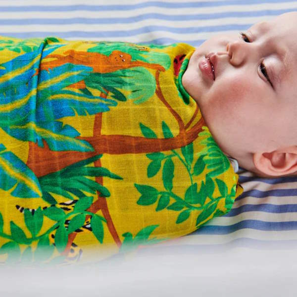 Kip and Co | Bamboo Baby Swaddle | Jungle Boogie at Milk Tooth