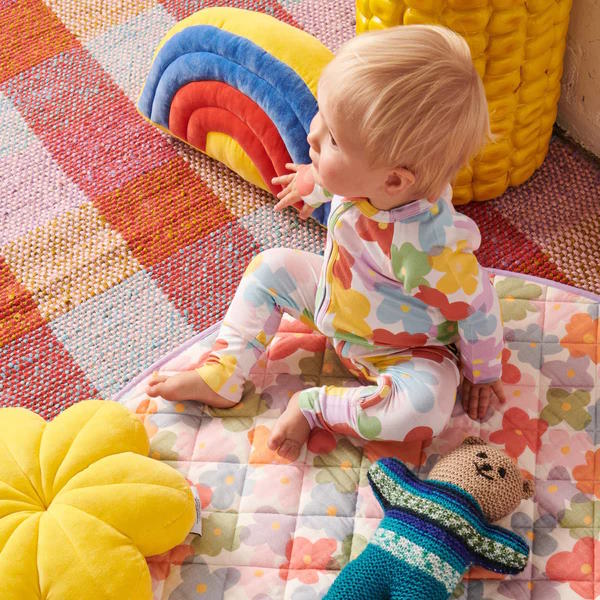 Kip and Co | Magical Velvet Rainbow Cushion at Milk Tooth