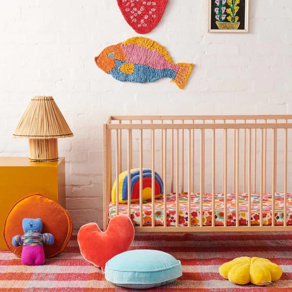 Kip and Co | Magical Velvet Rainbow Cushion at Milk Tooth