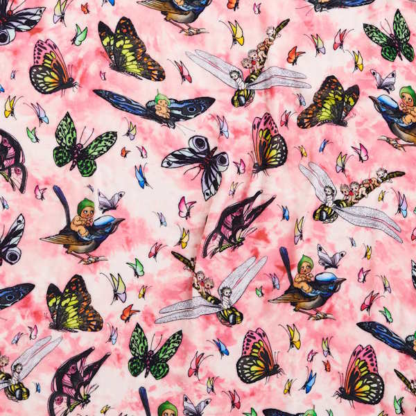 Kip and Co x May Gibbs | Bamboo Baby Swaddle Fly at Milk Tooth Australia