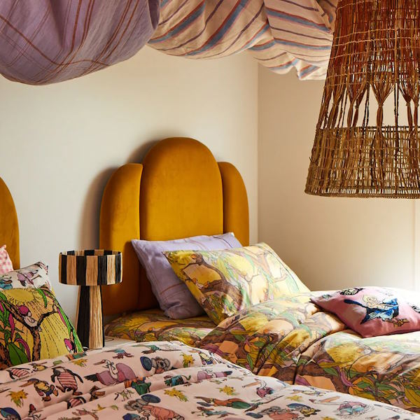 Kip and Co x May Gibbs | Knitted Cushion Fly Baby at Milk Tooth Australia