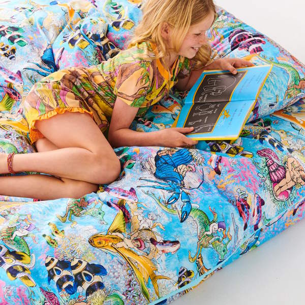 Kip and Co x May Gibbs | Cotton Quilt Cover Waterworld at Milk Tooth Australia