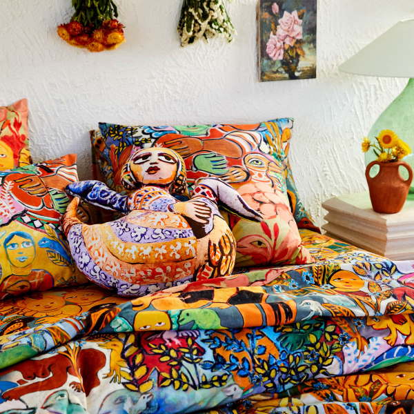 Kip & Co x Mirka | Ma Vie Organic Cotton Flat Sheet at Milk Tooth