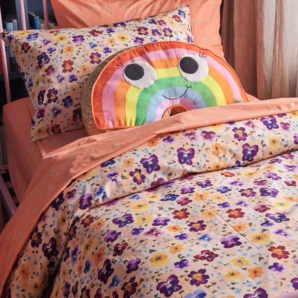 Kip and Co | Pansy Organic Cotton Quilt Cover at Milk Tooth