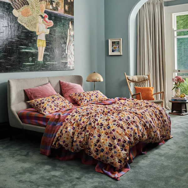 Kip and Co | Pansy Organic Cotton Quilt Cover at Milk Tooth