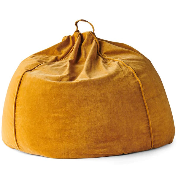 Kip and Co | Velvet Beanbag Cover | Pecan at Milk Tooth
