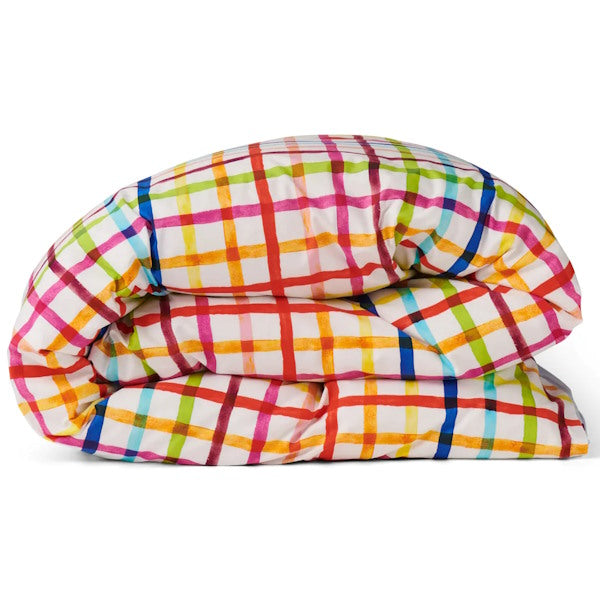Kip and Co | Picnic Check Organic Cotton Quilt Cover at Milk Tooth