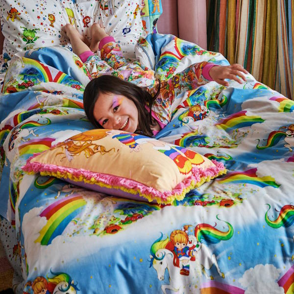 Kip and Co x Rainbow Brite | Magic Sky Organic Cotton Quilt Cover at Milk Tooth