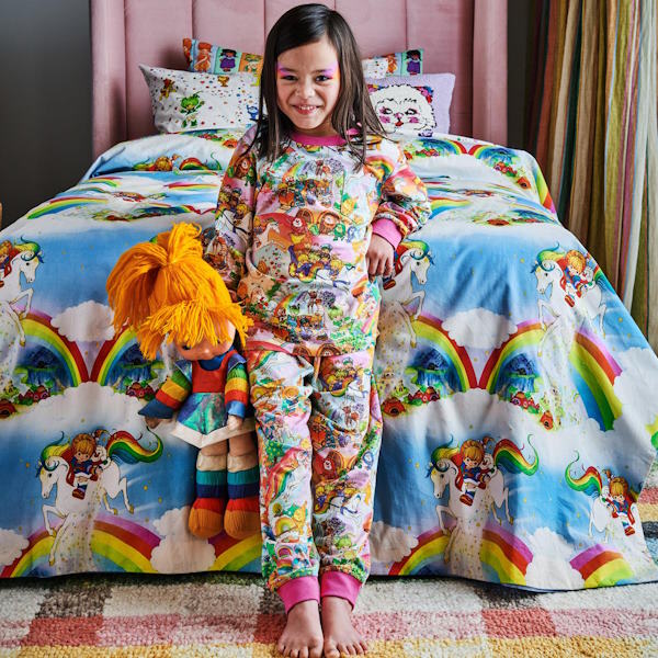 Kip and Co x Rainbow Brite | Magic Sky Organic Cotton Quilt Cover at Milk Tooth