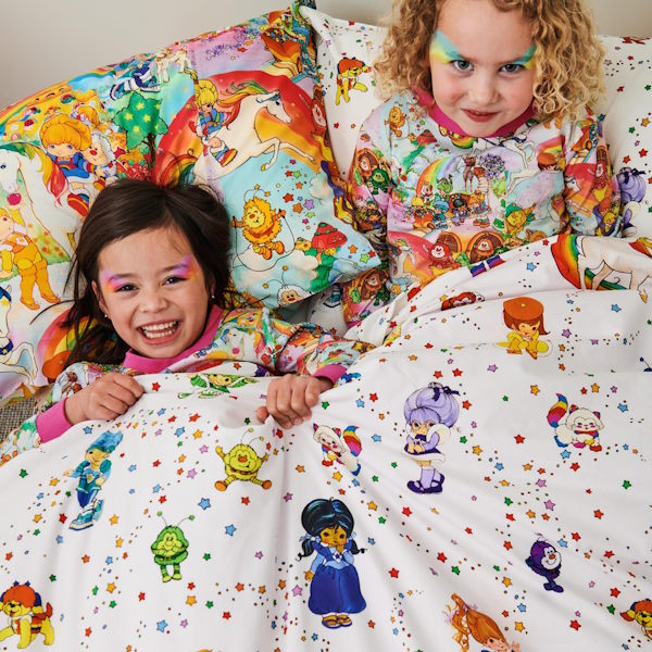 Kip and Co x Rainbow Brite | Star Shower Organic Cotton Quilt Cover at Milk Tooth