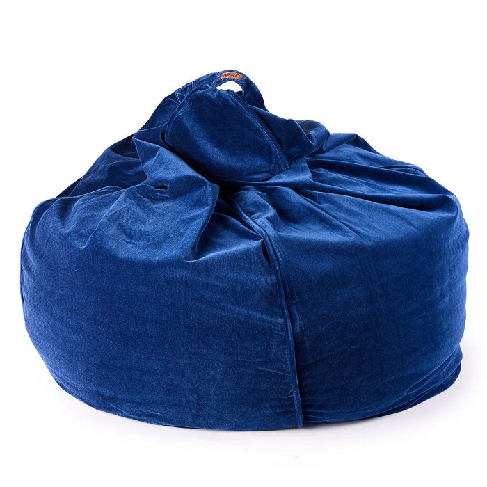 Kip and Co | Velvet Beanbag Cover | Ocean at Milk Tooth Australia