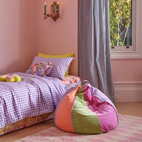 Kip and Co | Velvet Beanbag Cover | Pretty Things at Milk Tooth Australia
