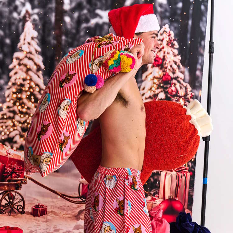 Kip and Co Velvet Santa Sack I Love Christmas Spot at Milk Tooth Australia