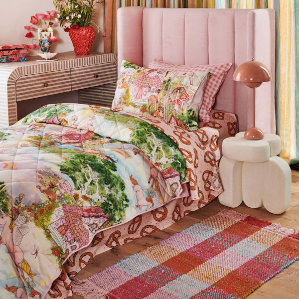 Kip and Co | Wonderland Single Quilted Bedspread at Milk Tooth