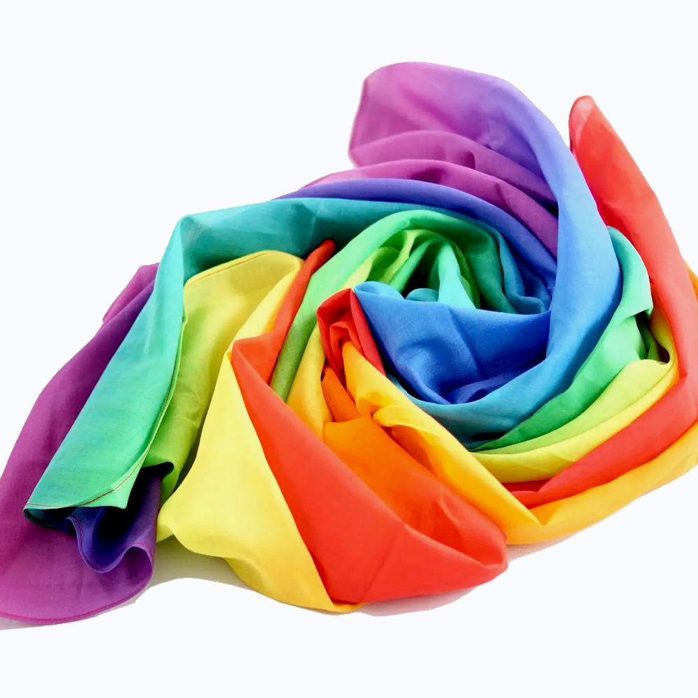 Laura's Play Cotton | Rainbow 145cm x 145cm at Milk Tooth Australia