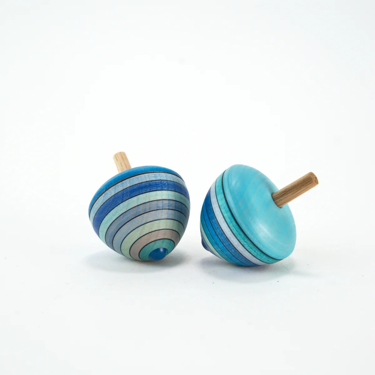 Mader Egg Spinning Top (Level 4) Ice Blue at Milk Tooth Australia