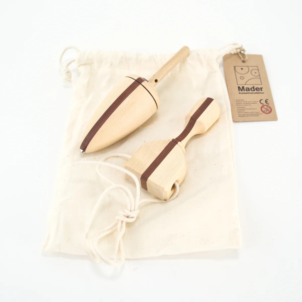 Mader Goliath Spinning Top With Starter (Level 5) Ash at Milk Tooth Australia