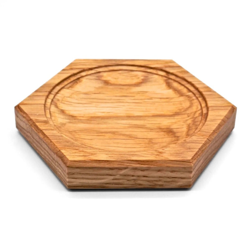 Mader | Wooden Plate for Spinning Tops Hexagonal 11cm