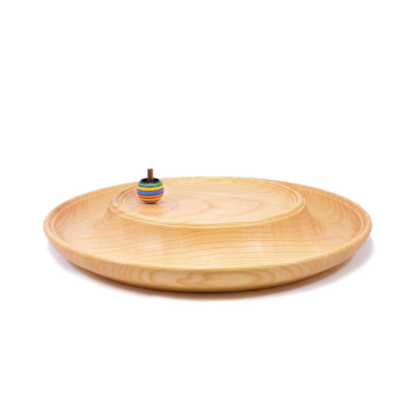 Mader | Wooden Rondell for Spinning Tops | 40cm Ash - Milk Tooth