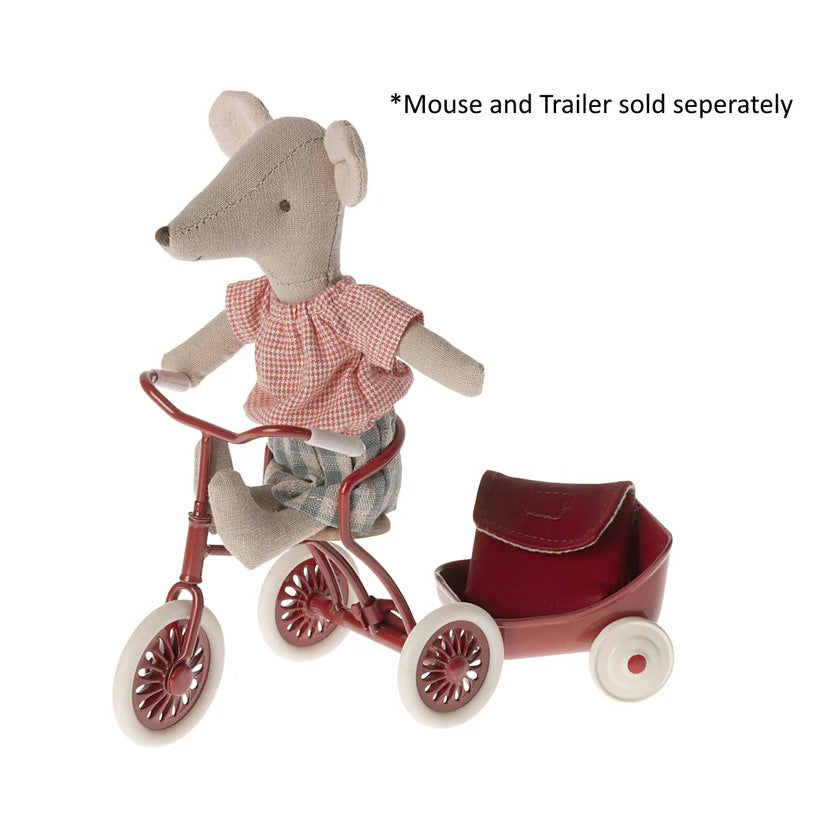 Maileg | Abri a Tricycle for Mouse Red 2024 at Milk Tooth Australia