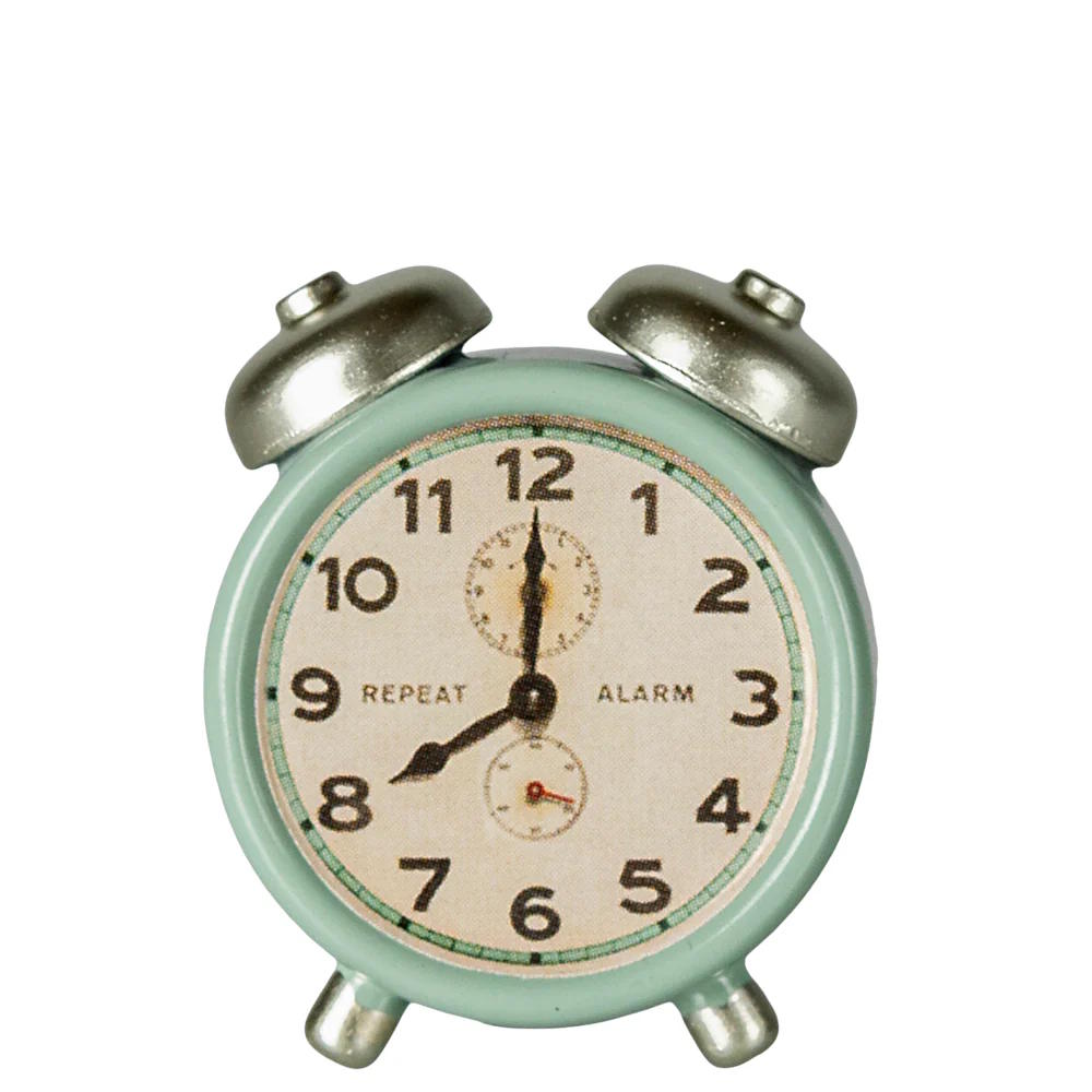 Maileg | Alarm Clock Mouse Mint