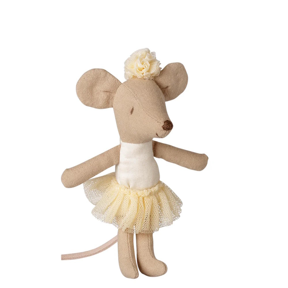 Maileg | Ballerina Mouse Little Sister Off-White 2026