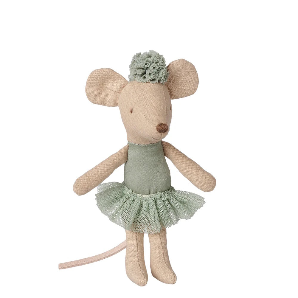 Maileg | Ballerina Mouse Little Sister Vintage Mint